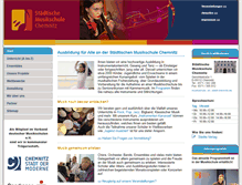 Tablet Screenshot of musikschule-chemnitz.de